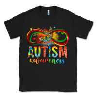 Black autism awareness butterfly infinity symbol Classic Tee - LillyAllenDesigns