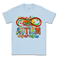 Dusty Blue autism awareness butterfly infinity symbol Classic Tee - LillyAllenDesigns