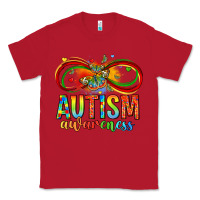 Red autism awareness butterfly infinity symbol Classic Tee - LillyAllenDesigns