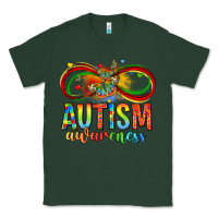 Sports Green autism awareness butterfly infinity symbol Classic Tee - LillyAllenDesigns