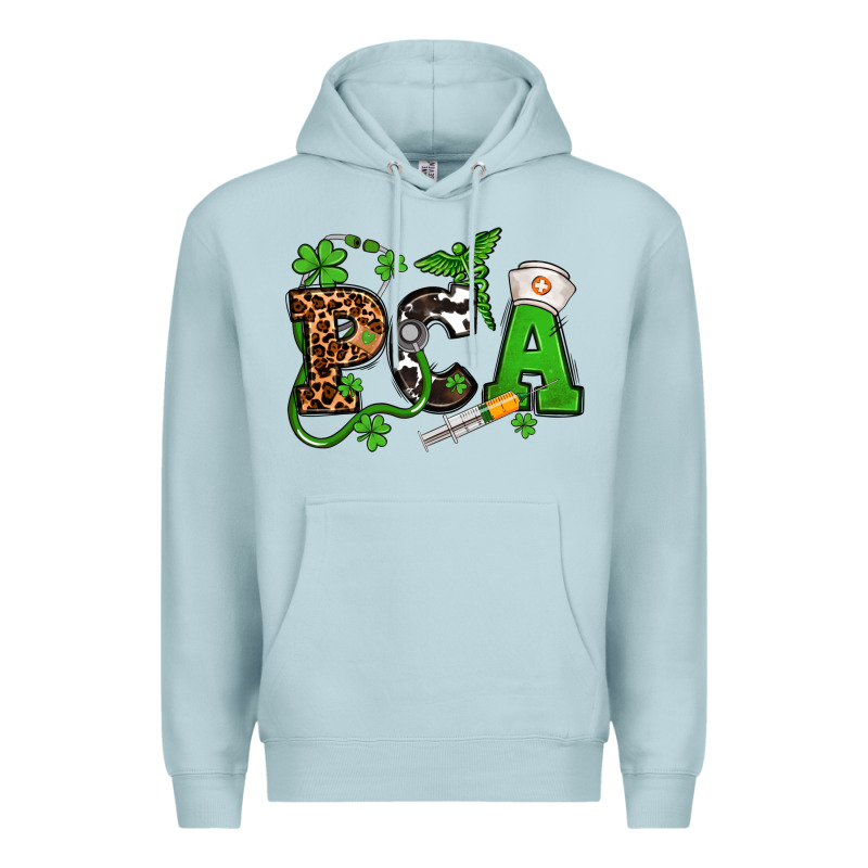 St. Patrick's Day Pca Premium Hoodie by OliviaCreatesArt | Teevron