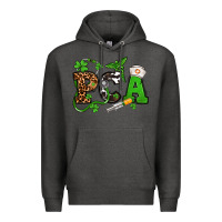 Charcoal Heather St. Patrick's Day PCA Premium Hoodie - OliviaCreatesArt
