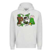 Dove Grey St. Patrick's Day PCA Premium Hoodie - OliviaCreatesArt