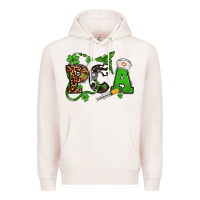 Pale Pink St. Patrick's Day PCA Premium Hoodie - OliviaCreatesArt