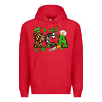 Red St. Patrick's Day PCA Premium Hoodie - OliviaCreatesArt