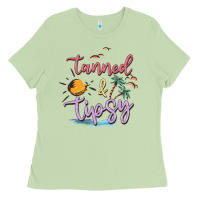 Matcha tanned and tipsy Ladies Tee - MaliasSmallBusiness