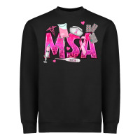 Breast Cancer Msa Medical Support Assistant Heavyweight Sweatshirt | Teevron