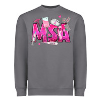 Storm breast cancer msa medical support assistant Heavyweight Sweatshirt - texasbilliewilder