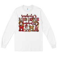 White somebody's loud mouth baseball mama Long Sleeve Tee - Jasminsmagicworld