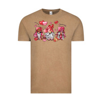 Vintage Coffee valentine's day gnomes Vintage Tee - LillyAllenDesigns