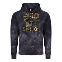 Cloud Black 100 days of school hunting deer Vintage Hoodie - LillyAllenDesigns