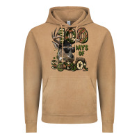 Vintage Camel 100 days of school hunting deer Vintage Hoodie - LillyAllenDesigns
