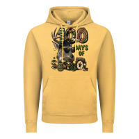 Vintage Mustard 100 days of school hunting deer Vintage Hoodie - LillyAllenDesigns