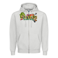 Dove Grey Luckiest lunch lady St. Patrick's Day Zipper Hoodie - CowGirlArtShop