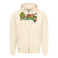 Sandshell Luckiest lunch lady St. Patrick's Day Zipper Hoodie - CowGirlArtShop
