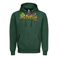 Sports Green Luckiest lunch lady St. Patrick's Day Zipper Hoodie - CowGirlArtShop