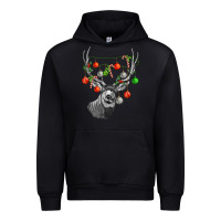 Black Mule deer with Urban Hoodie - LillyAllenDesigns