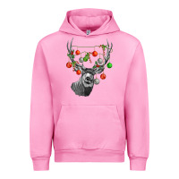 Fuchsia Pink Mule deer with Urban Hoodie - LillyAllenDesigns
