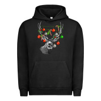 Pigment Black Mule deer with Urban Hoodie - LillyAllenDesigns