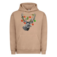 Pigment Burro Mule deer with Urban Hoodie - LillyAllenDesigns