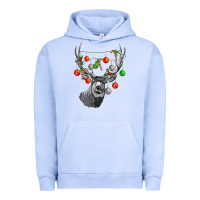 Pigment Grape Ice Mule deer with Urban Hoodie - LillyAllenDesigns