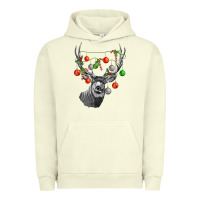 Pigment Pistachio Mule deer with Urban Hoodie - LillyAllenDesigns