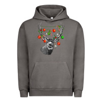 Pigment Tornado Mule deer with Urban Hoodie - LillyAllenDesigns