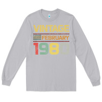 Moon Dust Born in 1980 Vintage February Long Sleeve Tee - Bettercallsaul