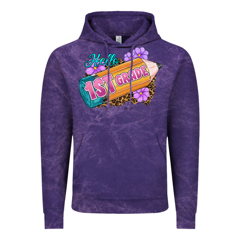 Hello 1st Grade Vintage Hoodie by RanaPortraitStore | Teevron