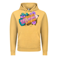 Vintage Mustard Hello 1st Grade Vintage Hoodie - RanaPortraitStore