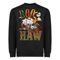 Black Boo haw Heavyweight Sweatshirt - NancyCooperArtShop