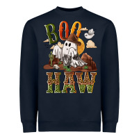 Navy Boo haw Heavyweight Sweatshirt - NancyCooperArtShop