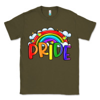Army Green pride Classic Tee - LillyAllenDesigns