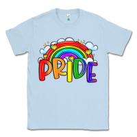 Dusty Blue pride Classic Tee - LillyAllenDesigns