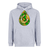 Heather Grey st.patrick's teardrop earrings Heavyweight Hoodie - FaDigitalArtStudio