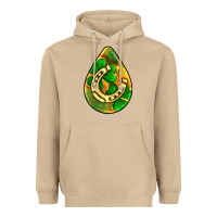 Mushroom st.patrick's teardrop earrings Heavyweight Hoodie - FaDigitalArtStudio