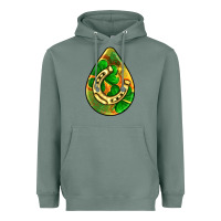 Sage st.patrick's teardrop earrings Heavyweight Hoodie - FaDigitalArtStudio