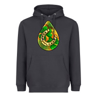 Smoke st.patrick's teardrop earrings Heavyweight Hoodie - FaDigitalArtStudio