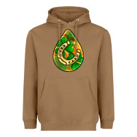 Toasted Coconut st.patrick's teardrop earrings Heavyweight Hoodie - FaDigitalArtStudio