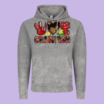Crawfish Vintage Hoodie Designed By Lillyallendesigns