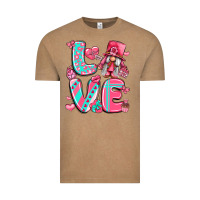 Vintage Coffee love with gnome Vintage Tee - LillyAllenDesigns