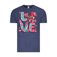 Vintage Denim love with gnome Vintage Tee - LillyAllenDesigns