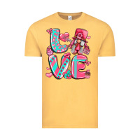 Vintage Mustard love with gnome Vintage Tee - LillyAllenDesigns