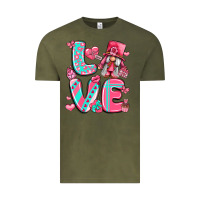Vintage Olive love with gnome Vintage Tee - LillyAllenDesigns