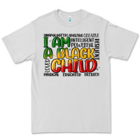 Dove Grey i am a black child Premium Tee - MaliasSmallBusiness
