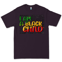 Plum i am a black child Premium Tee - MaliasSmallBusiness