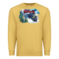 Antique Gold believe polar express Premium Sweatshirt - FaDigitalArtStudio