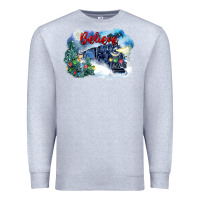 Heather Grey believe polar express Premium Sweatshirt - FaDigitalArtStudio