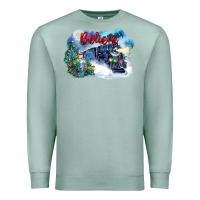 Seafoam believe polar express Premium Sweatshirt - FaDigitalArtStudio