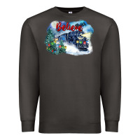 Smoke believe polar express Premium Sweatshirt - FaDigitalArtStudio